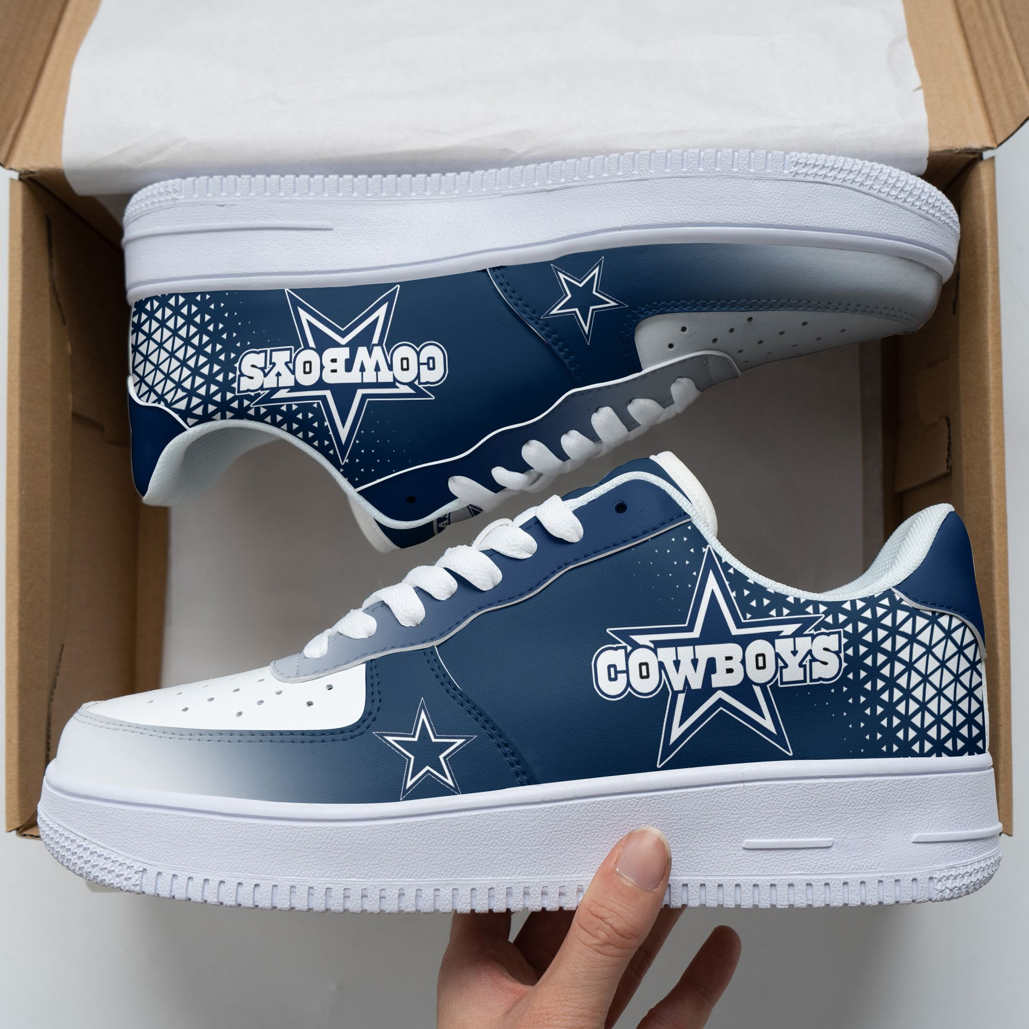 Dallas Cowboys Air Force 1 Shoes 187 For Men Women