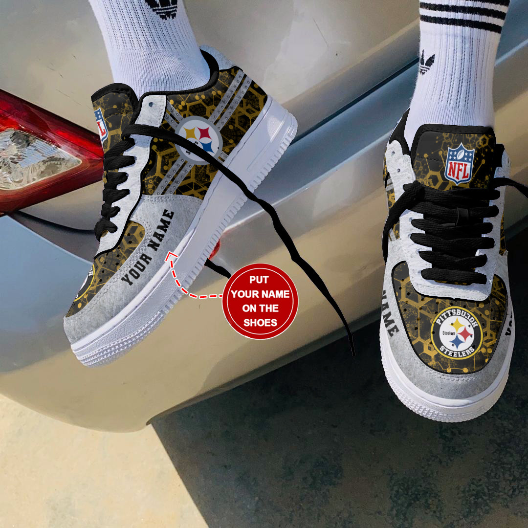 Pittsburgh Steelers Personalized Air Force 1 Shoes Bg187 For Men Women