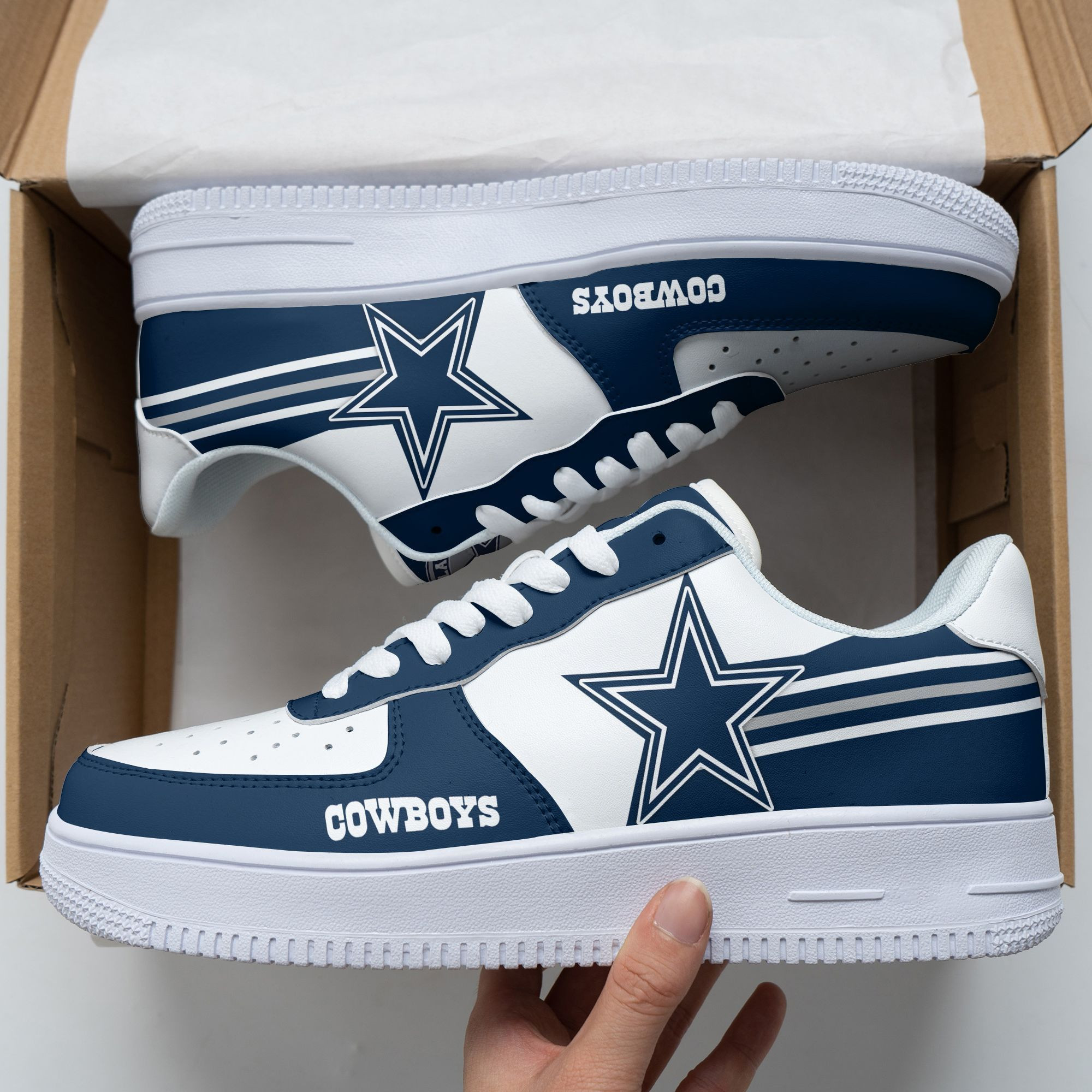 Dallas Cowboys Air Force 1 Shoes 157 For Men Women