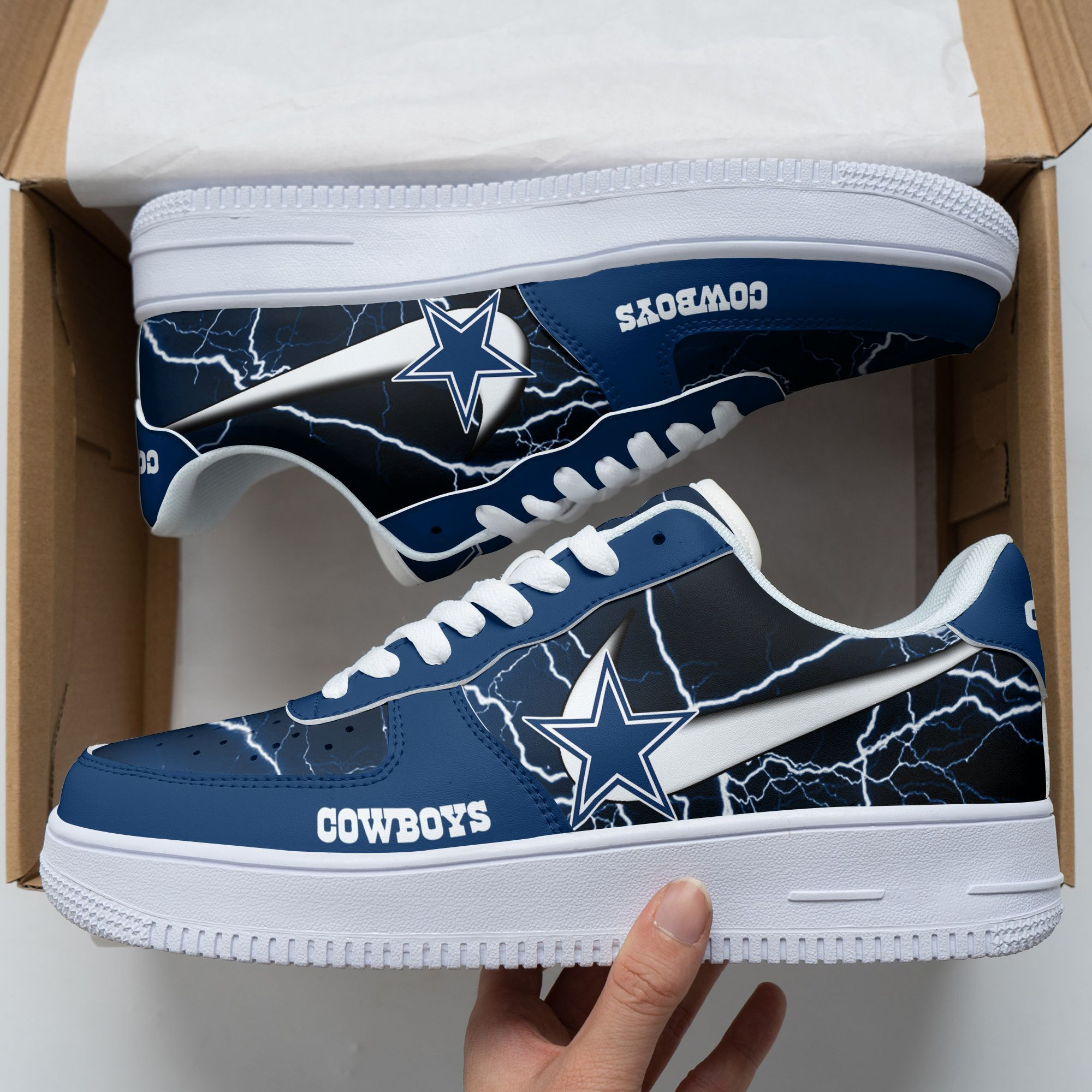 Dallas Cowboys Air Force 1 Shoes 144 For Men Women