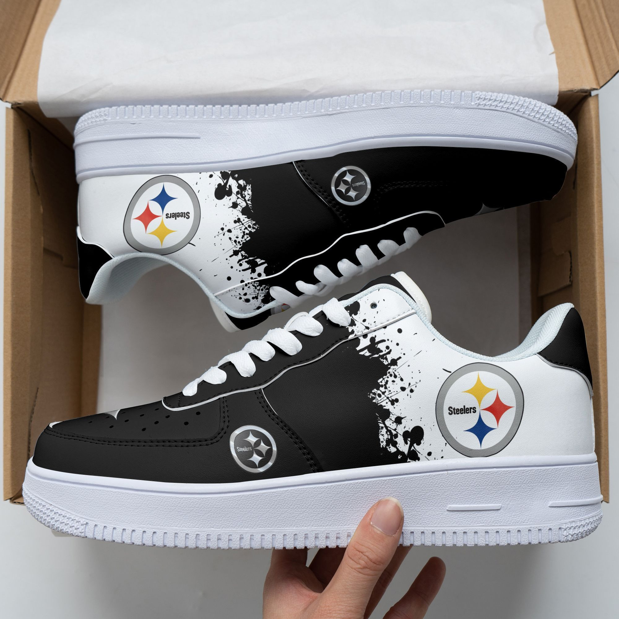 Pittsburgh Steelers Air Force 1 Shoes 189 For Men Women