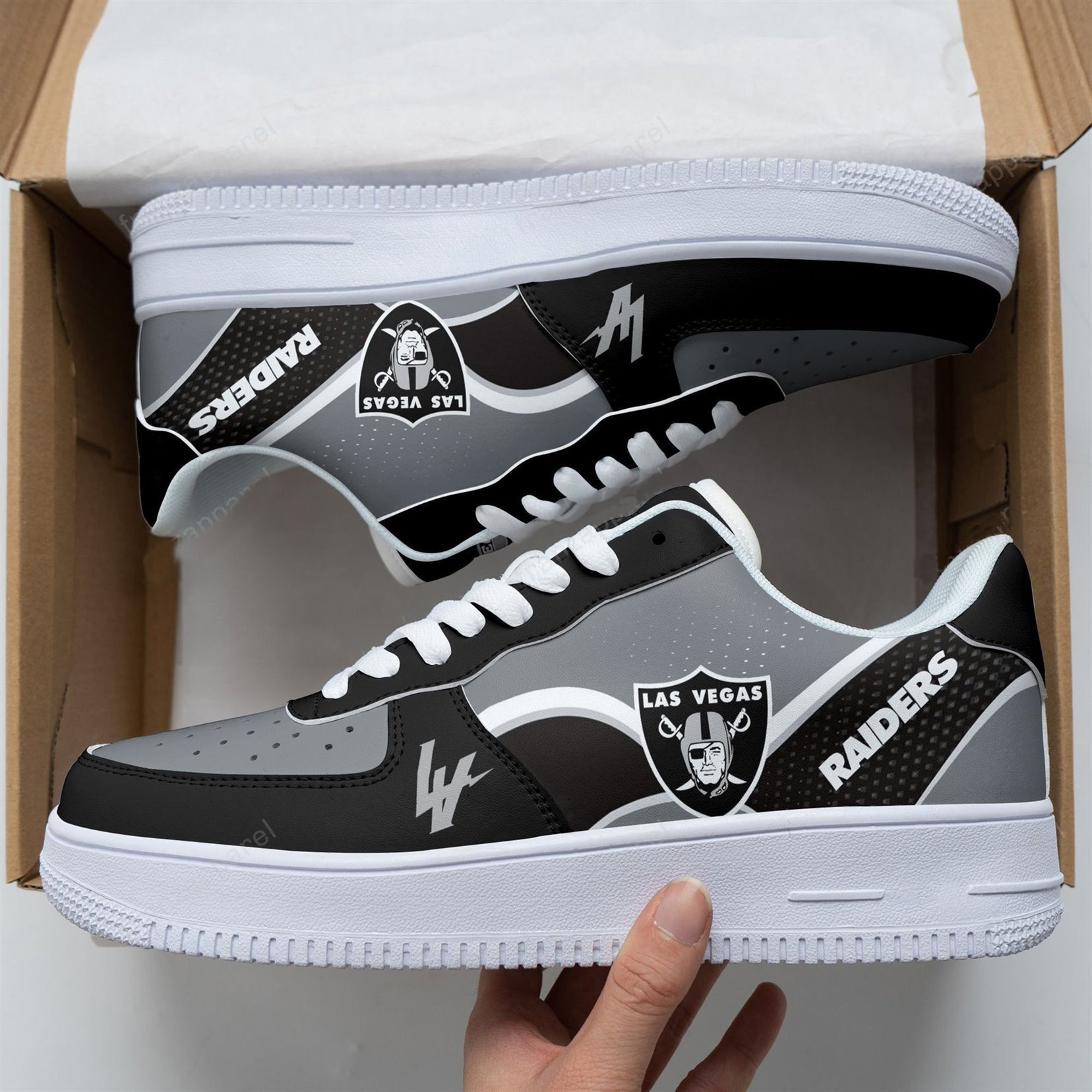 Las Vegas Raiders Air Football Shoes V40 For Men Women