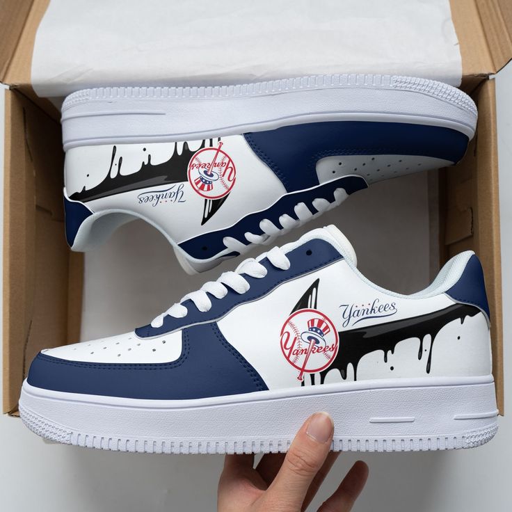 New York Yankees Personalized Air Force 1 Sneakers For Men Women