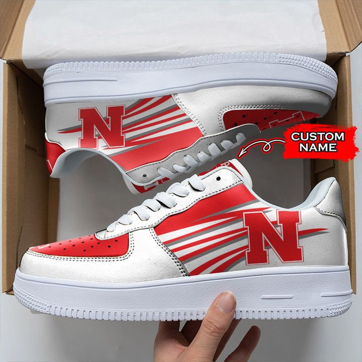 Ncaa Nebraska Cornhuskers Custom Name Air Force 1 1000106 For Men Women