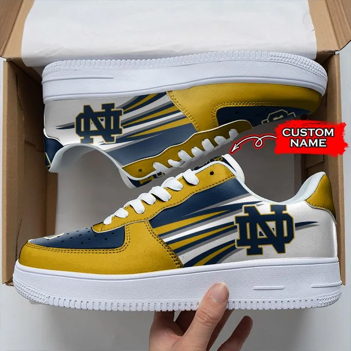 Ncaa Notre Dame Fighting Custom Name Air Force 1 1000108 For Men Women