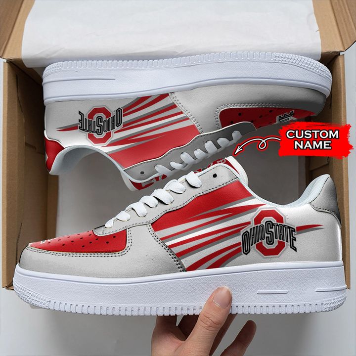 Ncaa Ohio State Buckeyes Custom Name Air Force 1 1000109 For Men Women