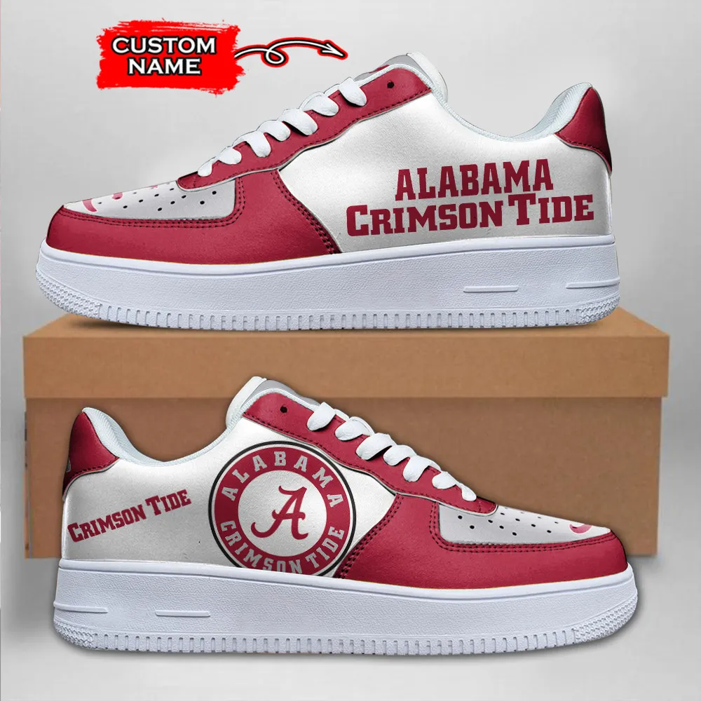 Alabama Crimson Tide Ncaa Sport Team Air Force 1 Sneakers Shoes For Men And Women 569Us-3974 For Men Women