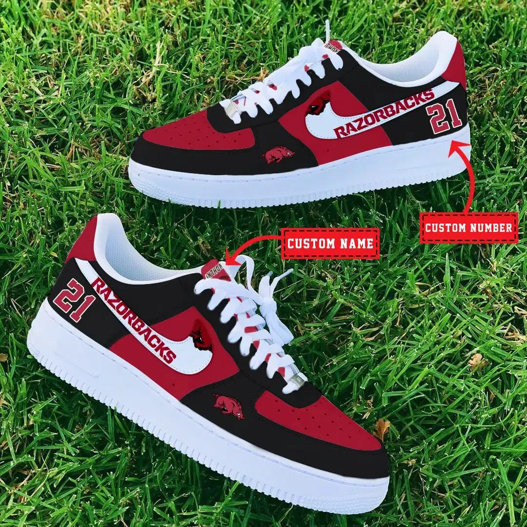 Arkansas Razorbacks Ncaa Sport Team Air Force 1 Sneakers Shoes For Men And Women 483Zy-3735 For Men Women