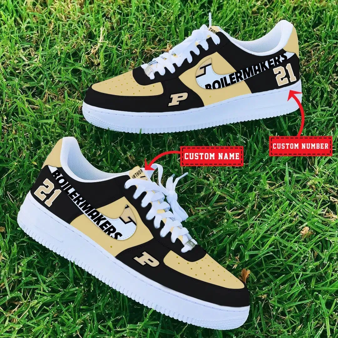 Purdue Boilermakers Ncaa Sport Team Air Force 1 Sneakers Shoes For Men And Women 182Ku-1910 For Men Women