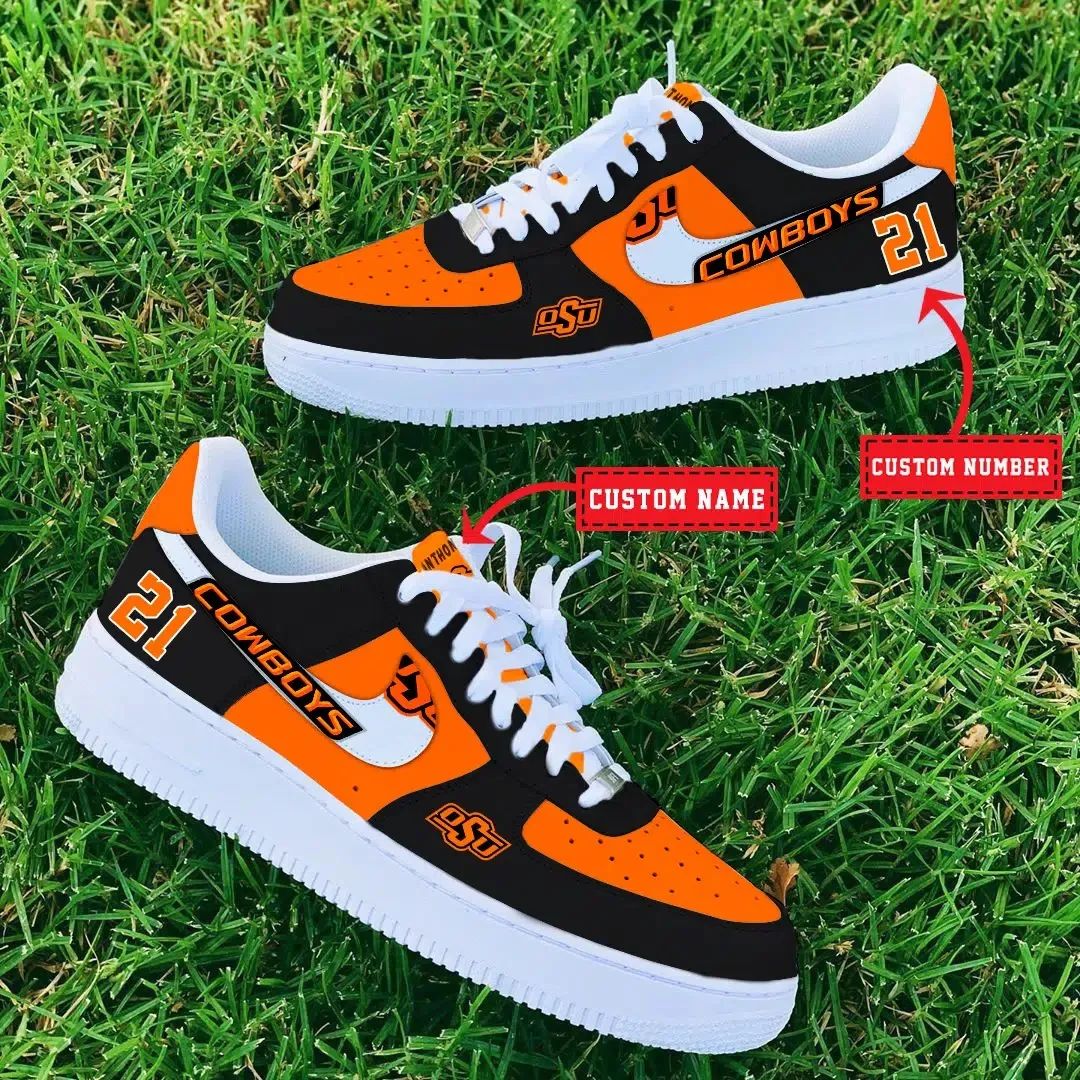Oklahoma State Cowboys Ncaa Sport Team Air Force 1 Sneakers Shoes For Men And Women 760Sa-5503 For Men Women