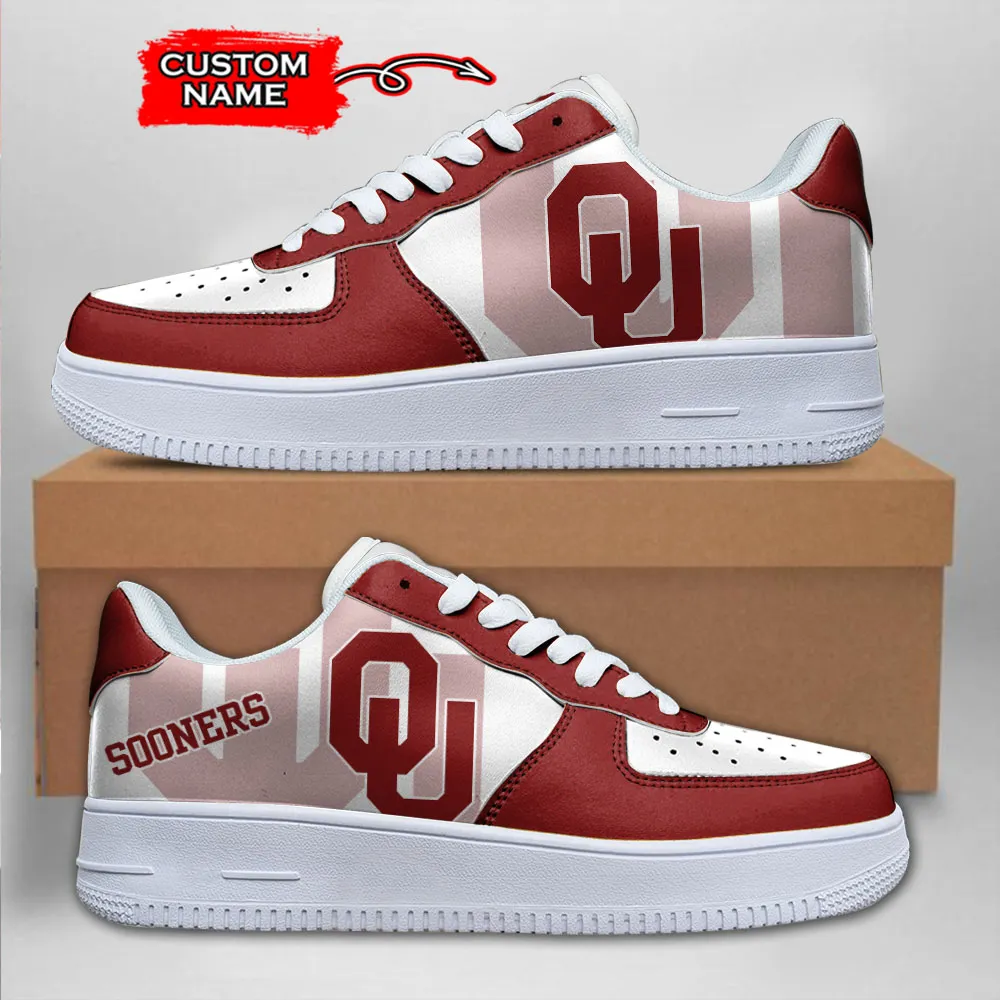 Oklahoma Sooners Ncaa Sport Team Air Force 1 Sneakers Shoes For Men And Women 884Eb-7732 For Men Women