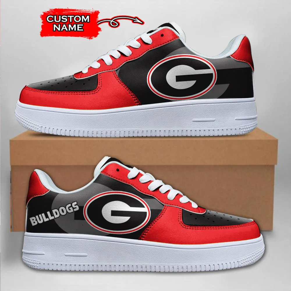 Georgia Bulldogs Ncaa Sport Team Air Force 1 Sneakers Shoes For Men And Women 740Lo-2666 For Men Women