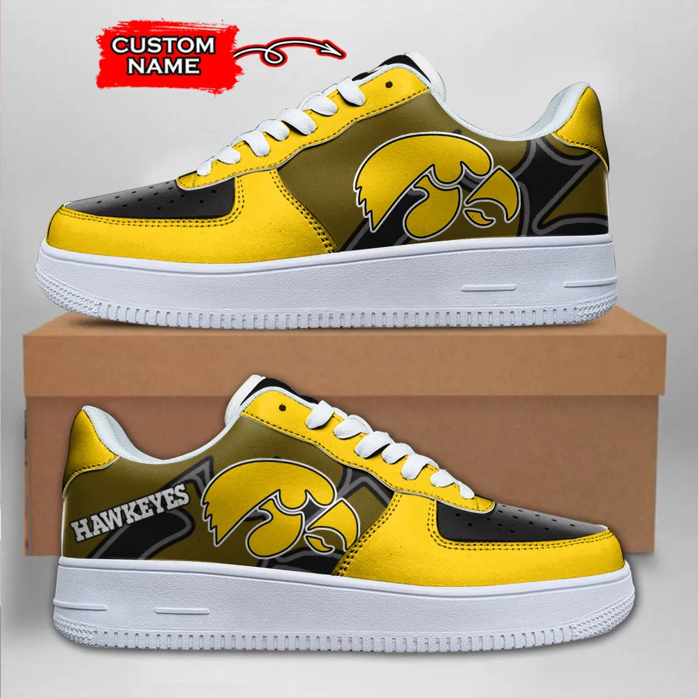 Iowa Hawkeyes Ncaa Sport Team Air Force 1 Sneakers Shoes For Men And Women 691Vk-8351 For Men Women