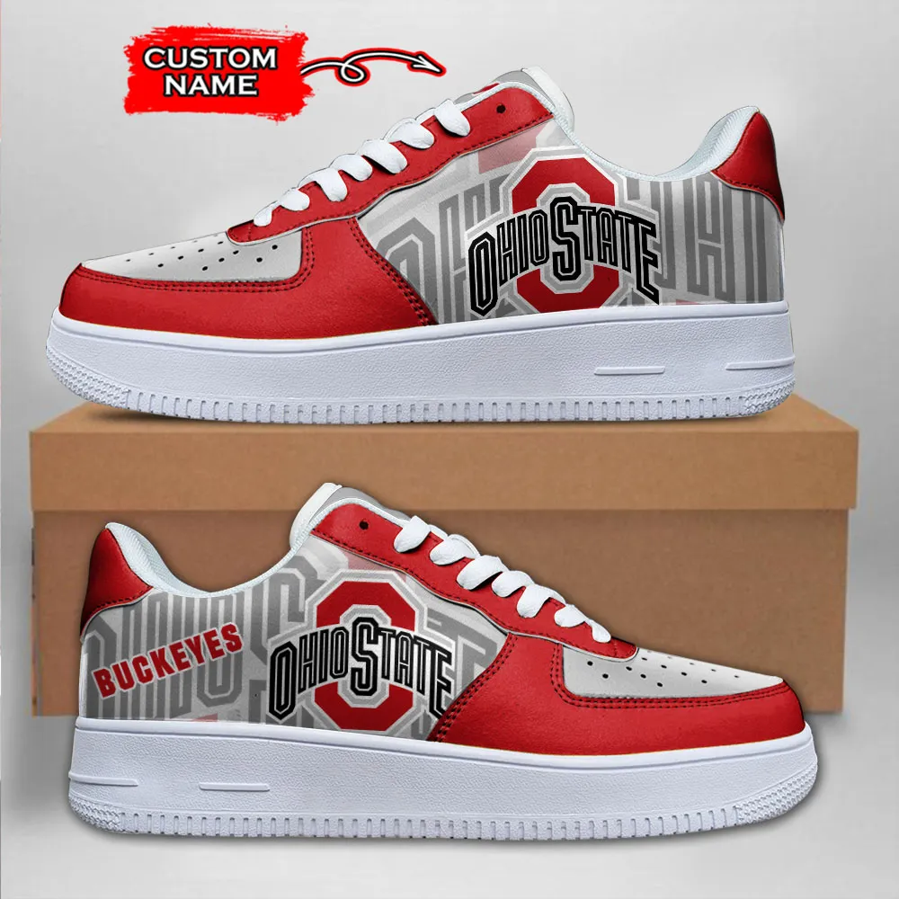 Ohio State Buckeyes Ncaa Sport Team Air Force 1 Sneakers Shoes For Men And Women 882Uf-9429 For Men Women