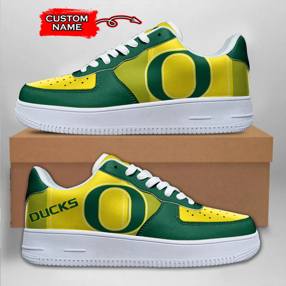 Oregon Ducks Ncaa Sport Team Air Force 1 Sneakers Shoes For Men And Women 819Qk-9147 For Men Women