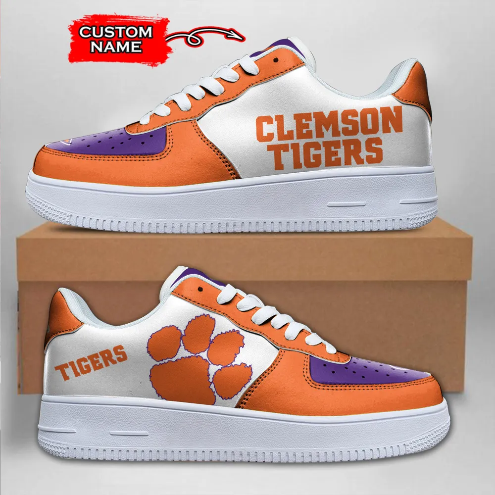 Clemson Tigers Ncaa Sport Team Air Force 1 Sneakers Shoes For Men And Women 712Xv-1400 For Men Women