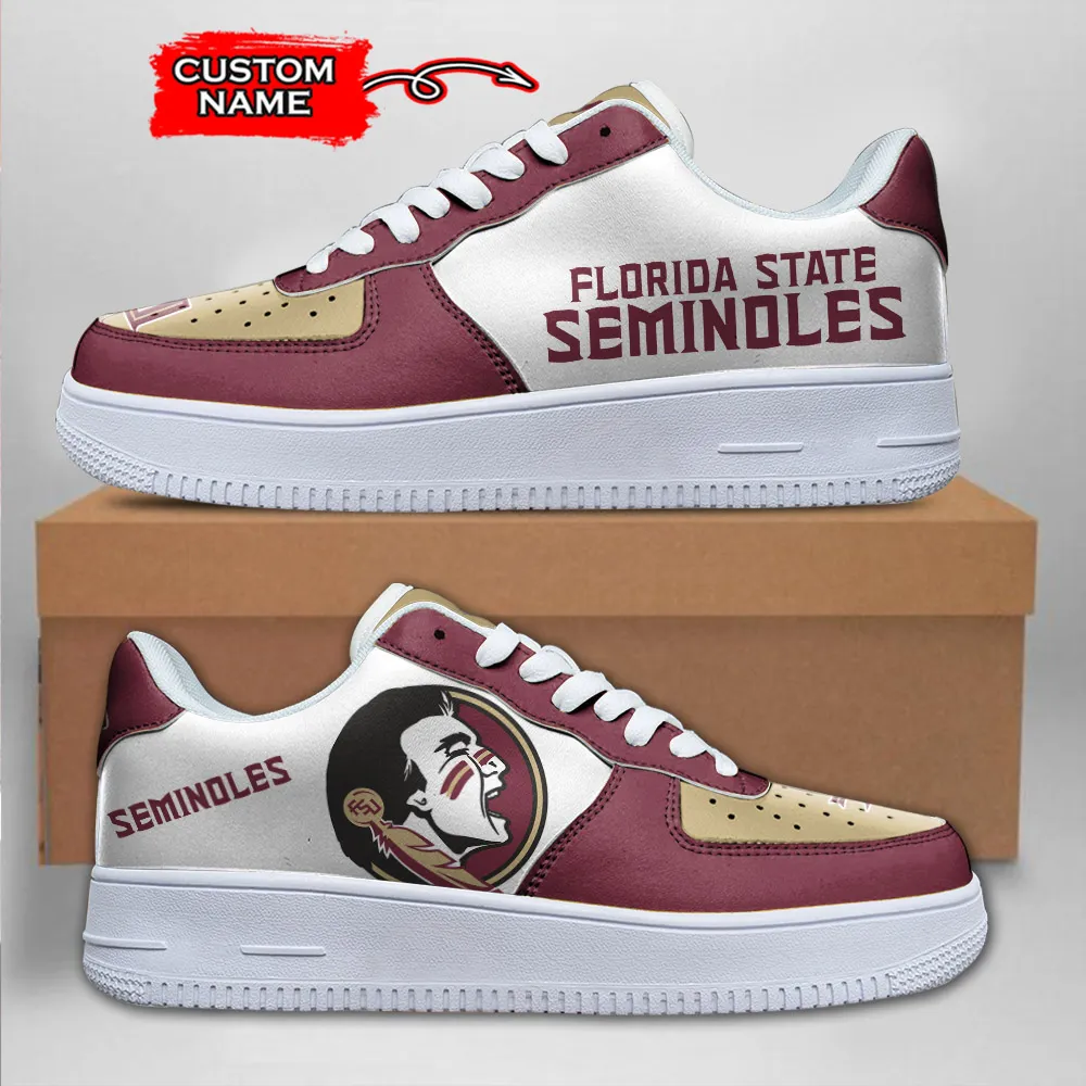 Florida State Seminoles Ncaa Sport Team Air Force 1 Sneakers Shoes For Men And Women 884Bs-3552 For Men Women