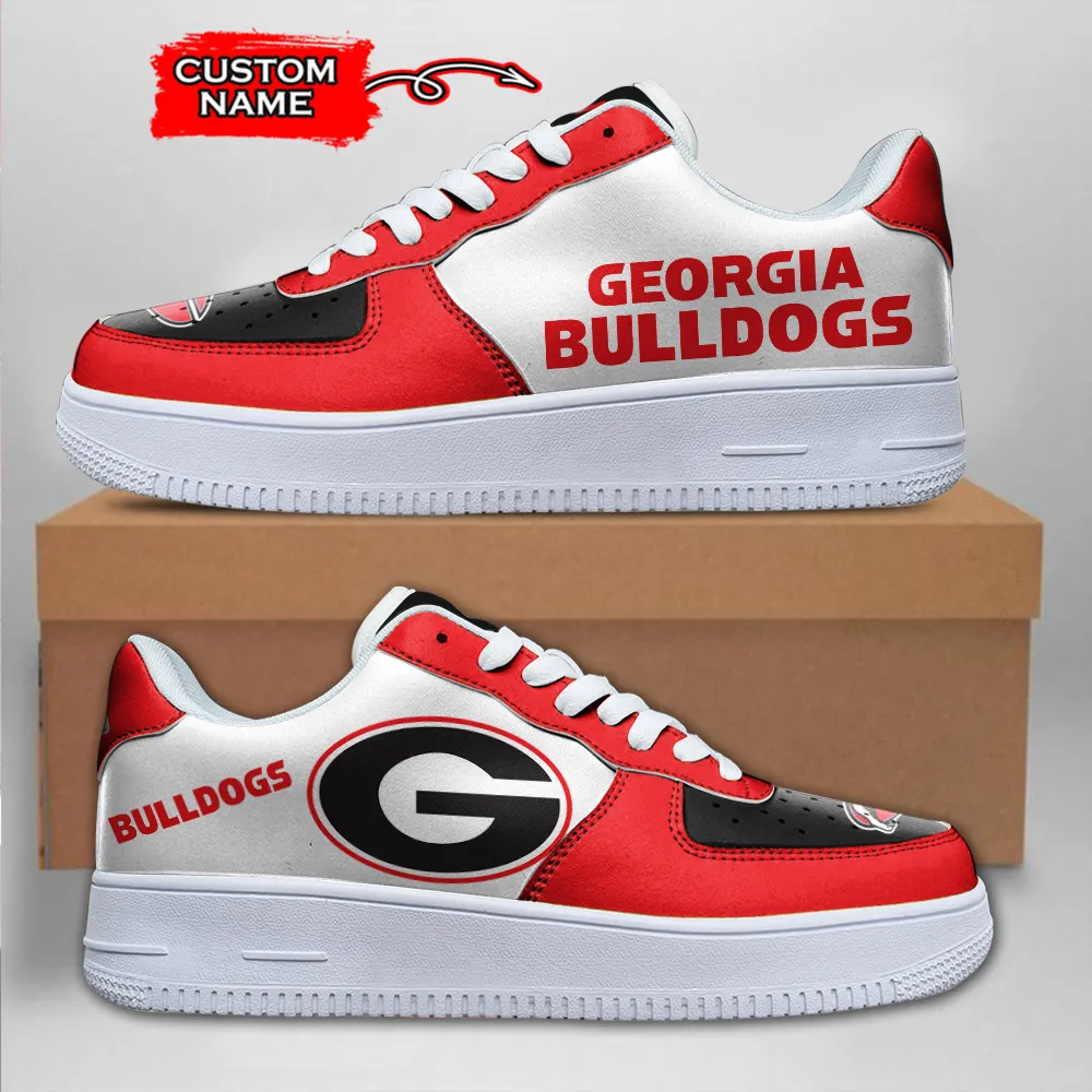 Georgia Bulldogs Ncaa Sport Team Air Force 1 Sneakers Shoes For Men And Women 408Ic-7963 For Men Women