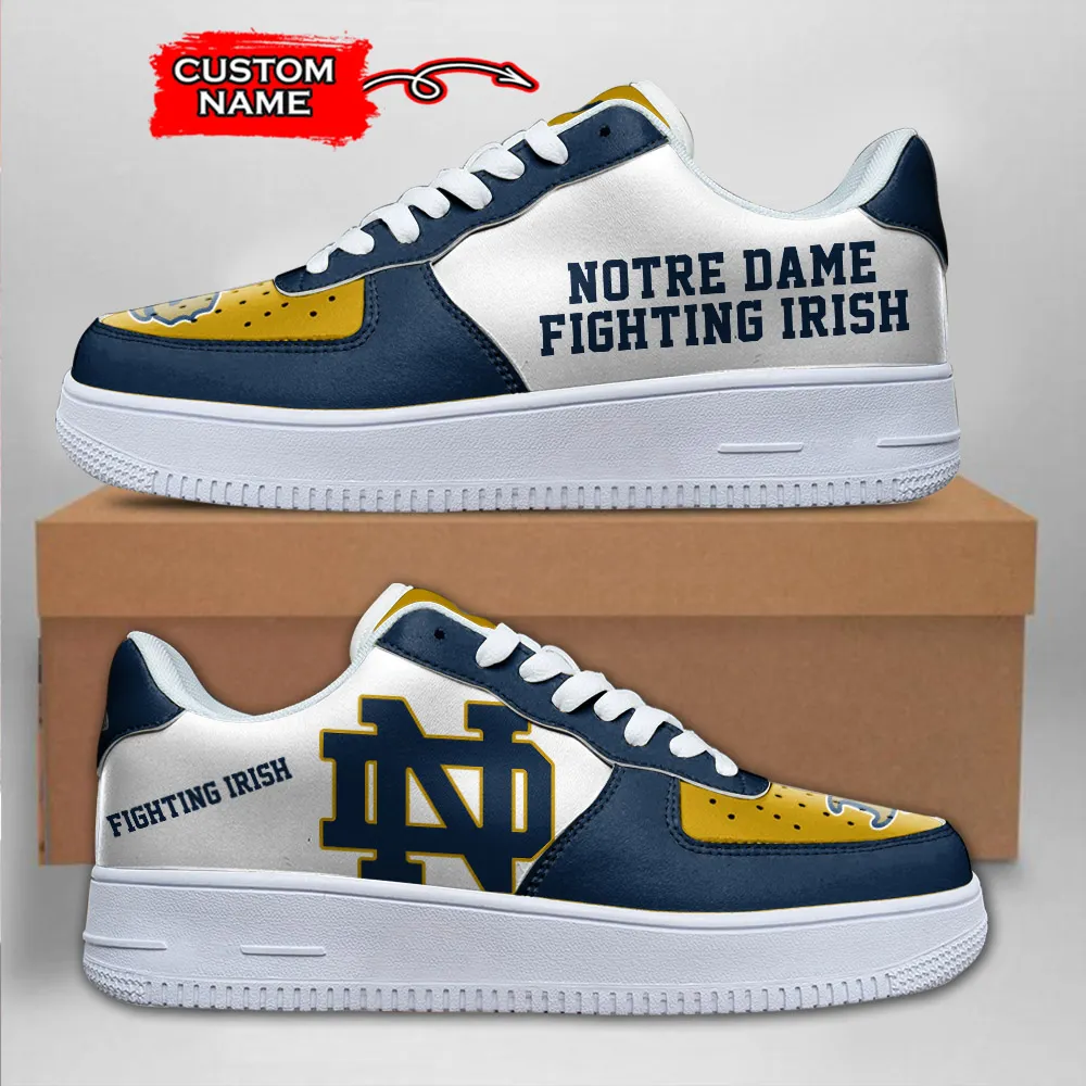 Notre Dame Fighting Irish Ncaa Sport Team Air Force 1 Sneakers Shoes For Men And Women 108Kf-3919 For Men Women