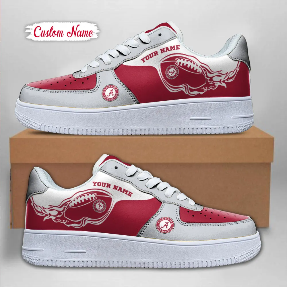 Alabama Crimson Tide Ncaa Sport Team Air Force 1 Sneakers Shoes For Men And Women 125Kb-3647 For Men Women