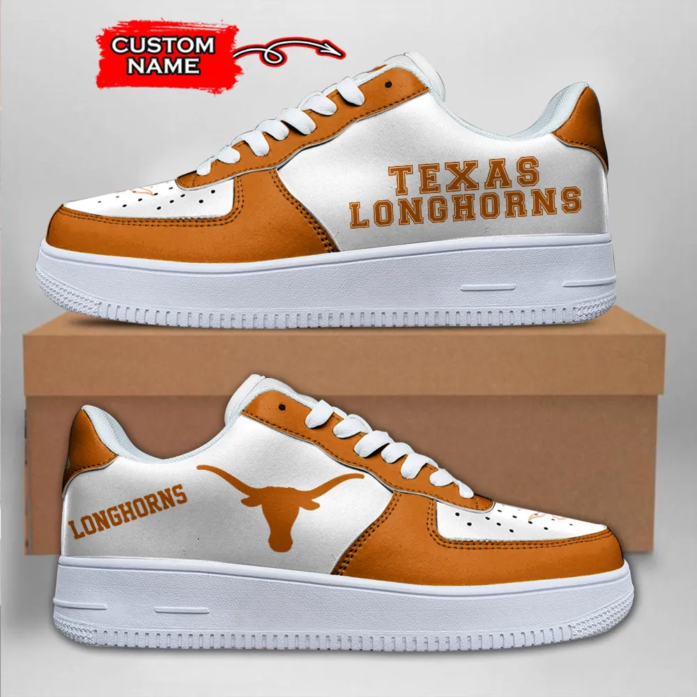 Texas Longhorns Ncaa Sport Team Air Force 1 Sneakers Shoes For Men And Women 478Ob-2079 For Men Women