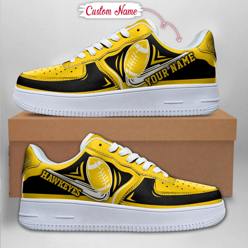 Iowa Hawkeyes Ncaa Sport Team Air Force 1 Sneakers Shoes For Men And Women 185Ne-7391 For Men Women