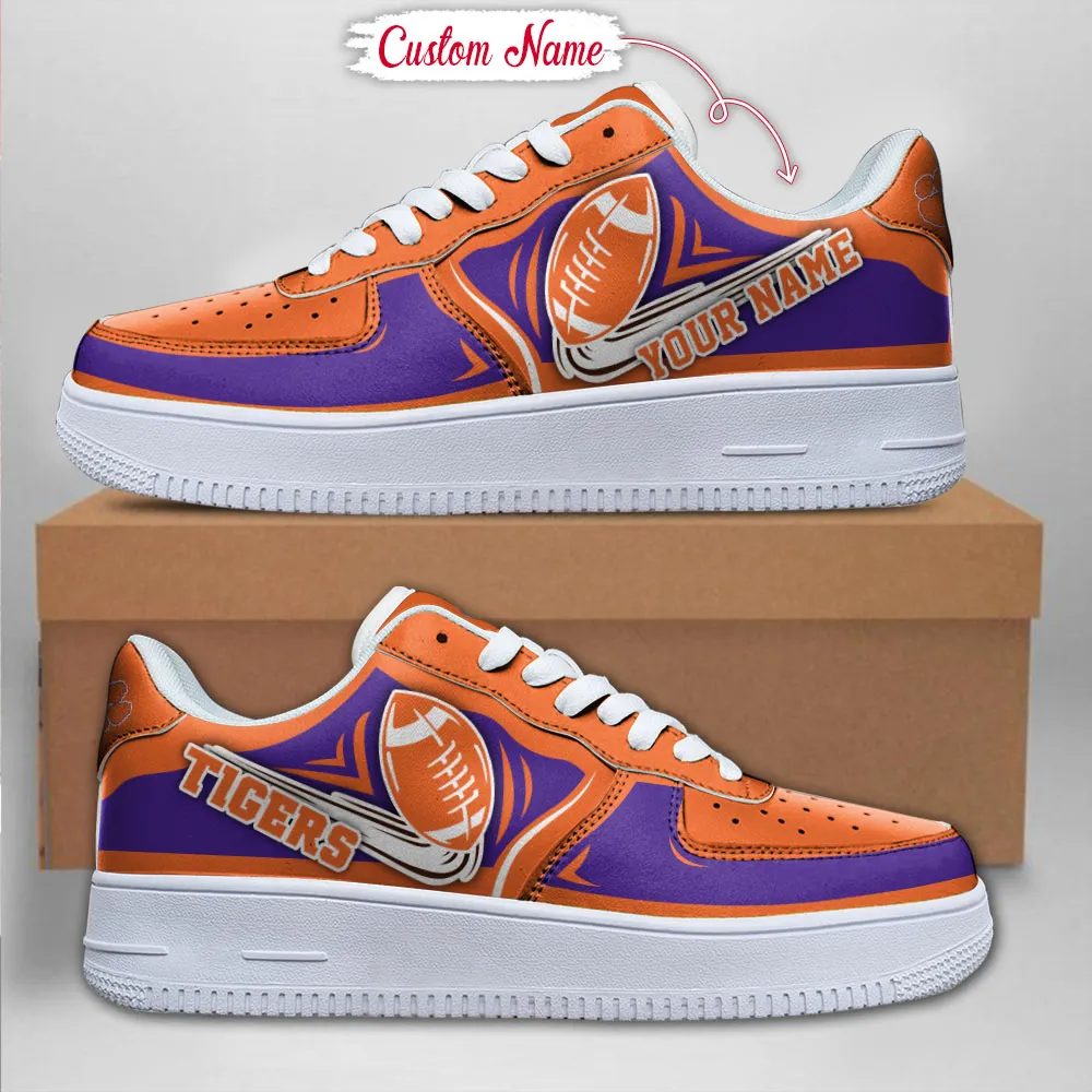 Clemson Tigers Ncaa Sport Team Air Force 1 Sneakers Shoes For Men And Women 881Fw-4918 For Men Women