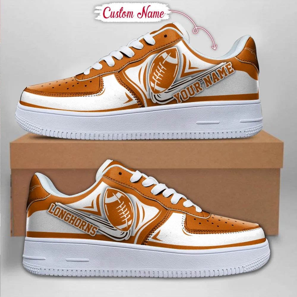 Texas Longhorns Ncaa Sport Team Air Force 1 Sneakers Shoes For Men And Women 906Wv-7161 For Men Women
