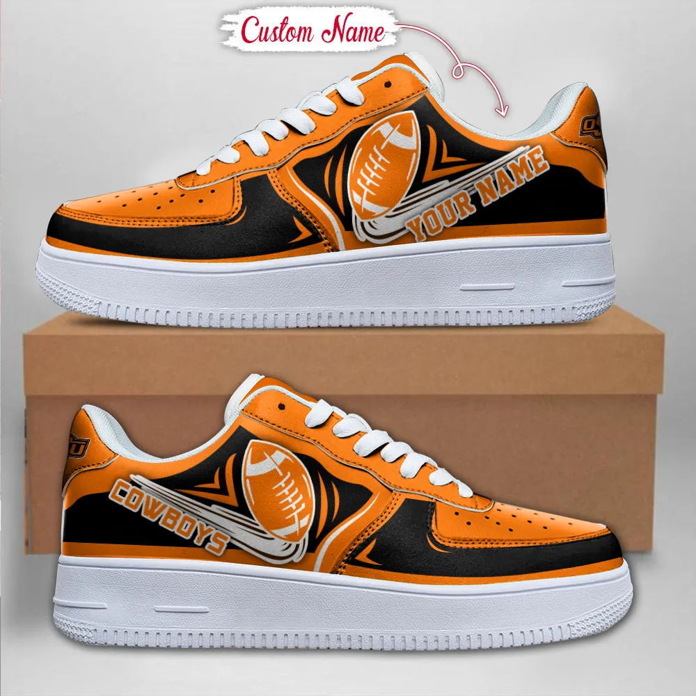 Oklahoma State Cowboys Ncaa Sport Team Air Force 1 Sneakers Shoes For Men And Women 692Kl-7387 For Men Women