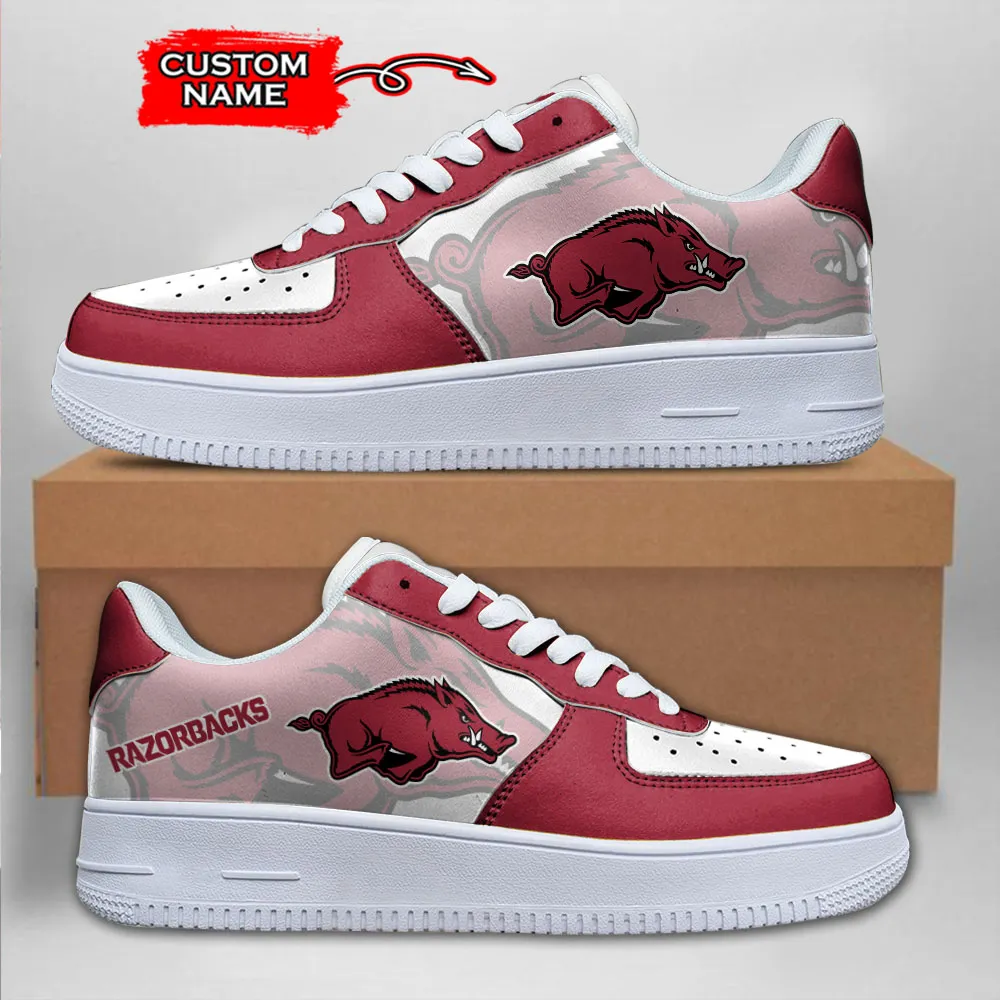 Arkansas Razorbacks Ncaa Sport Team Air Force 1 Sneakers Shoes For Men And Women 968Xj-2823 For Men Women
