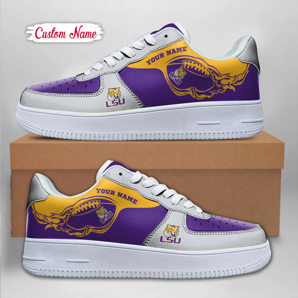 Lsu Tigers Ncaa Sport Team Air Force 1 Sneakers Shoes For Men And Women 501Ir-4113 For Men Women