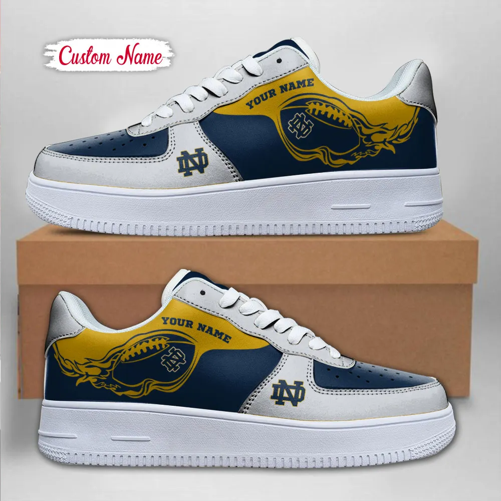 Notre Dame Fighting Irish Ncaa Sport Team Air Force 1 Sneakers Shoes For Men And Women 108Gc-1732 For Men Women