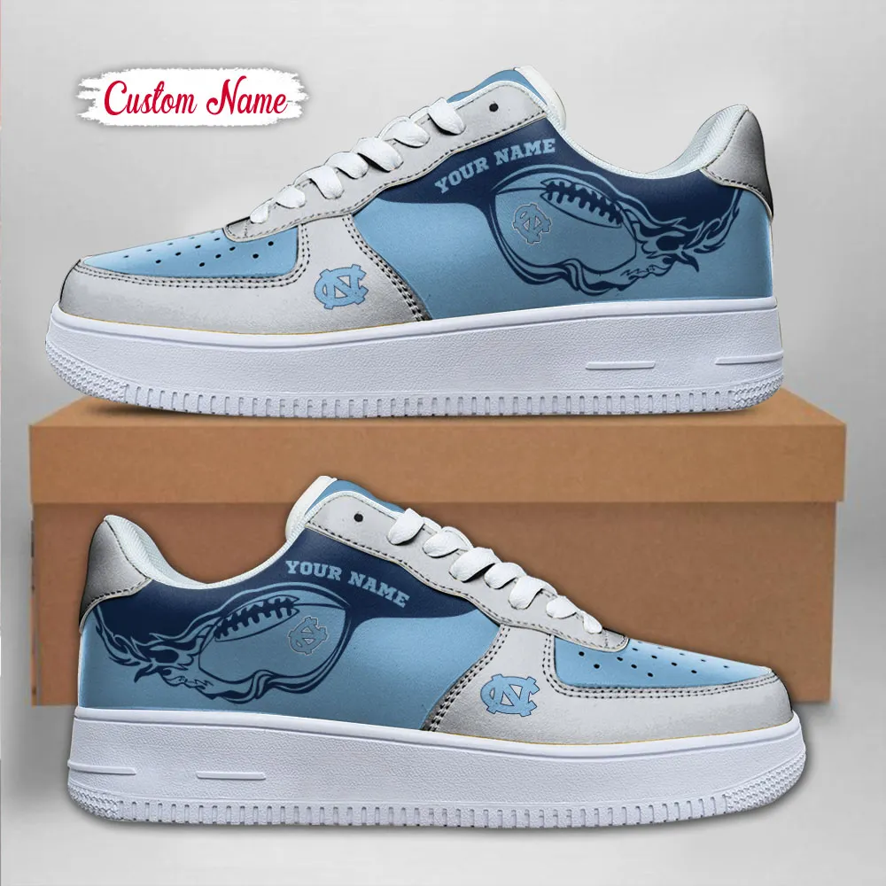 North Carolina Tar Heels Ncaa Sport Team Air Force 1 Sneakers Shoes For Men And Women 331Gn-5518 For Men Women