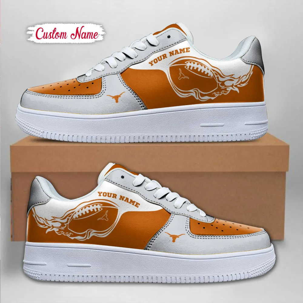 Texas Longhorns Ncaa Sport Team Air Force 1 Sneakers Shoes For Men And Women 665Ey-8594 For Men Women