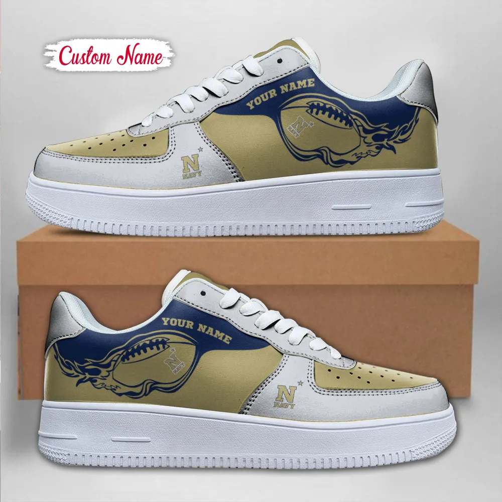 Navy Midshipmen Ncaa Sport Team Air Force 1 Sneakers Shoes For Men And Women 883Cd-2840 For Men Women