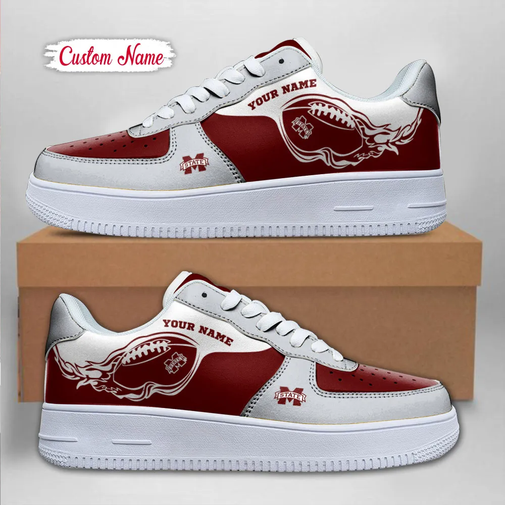 Mississippi State Bulldogs Ncaa Sport Team Air Force 1 Sneakers Shoes For Men And Women 319Ez-2029 For Men Women