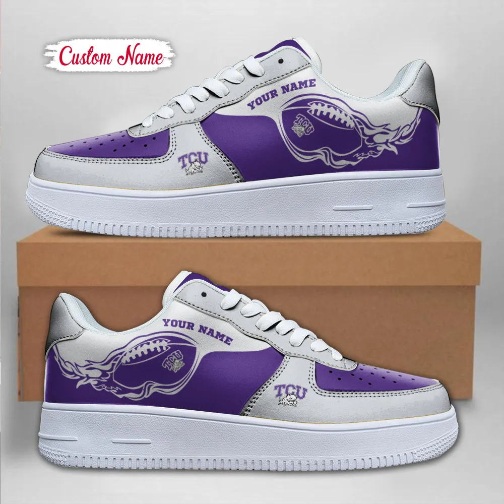 Tcu Horned Frogs Ncaa Sport Team Air Force 1 Sneakers Shoes For Men And Women 107Uf-4341 For Men Women