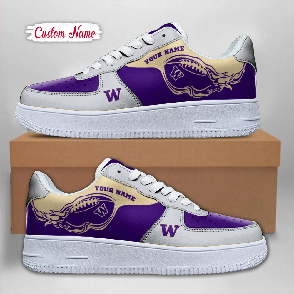 Washington Huskies Ncaa Sport Team Air Force 1 Sneakers Shoes For Men And Women 728Vw-8397 For Men Women
