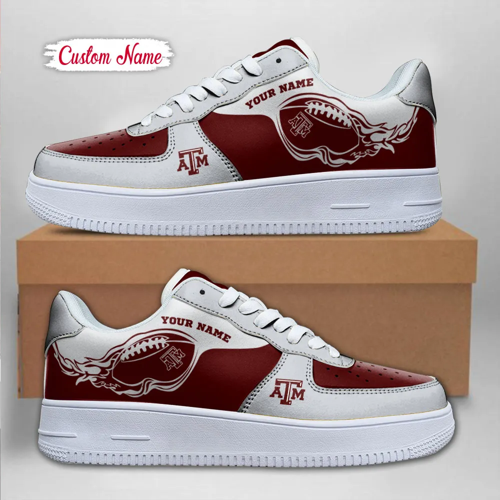 Texas A&M Aggies Ncaa Sport Team Air Force 1 Sneakers Shoes For Men And Women 702Dl-4139 For Men Women
