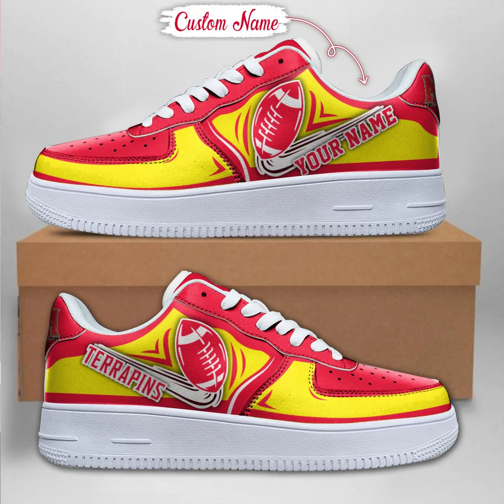 Maryland Terrapins Ncaa Sport Team Air Force 1 Sneakers Shoes For Men And Women 795Wh-4551 For Men Women