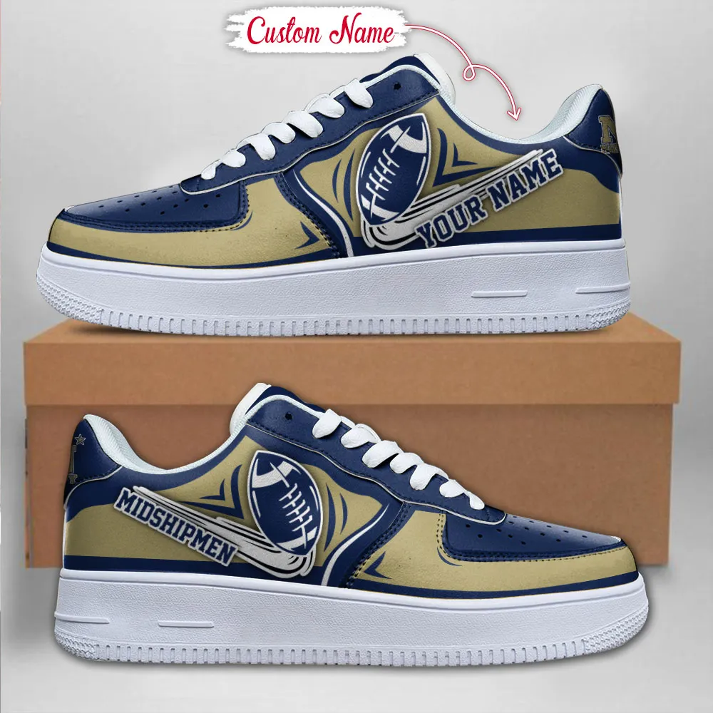 Navy Midshipmen Ncaa Sport Team Air Force 1 Sneakers Shoes For Men And Women 528Mk-1691 For Men Women