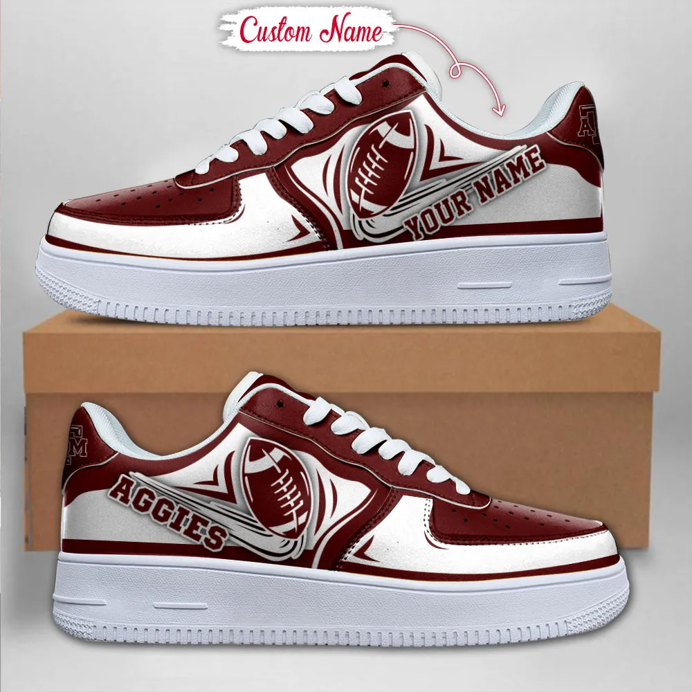 Texas A&M Aggies Ncaa Sport Team Air Force 1 Sneakers Shoes For Men And Women 684Xd-4415 For Men Women