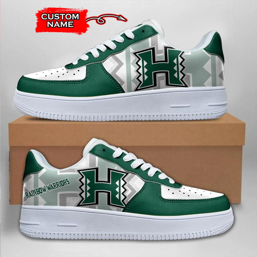 Hawaii Rainbow Warriors Ncaa Sport Team Air Force 1 Sneakers Shoes For Men And Women 563Gn-7293 For Men Women