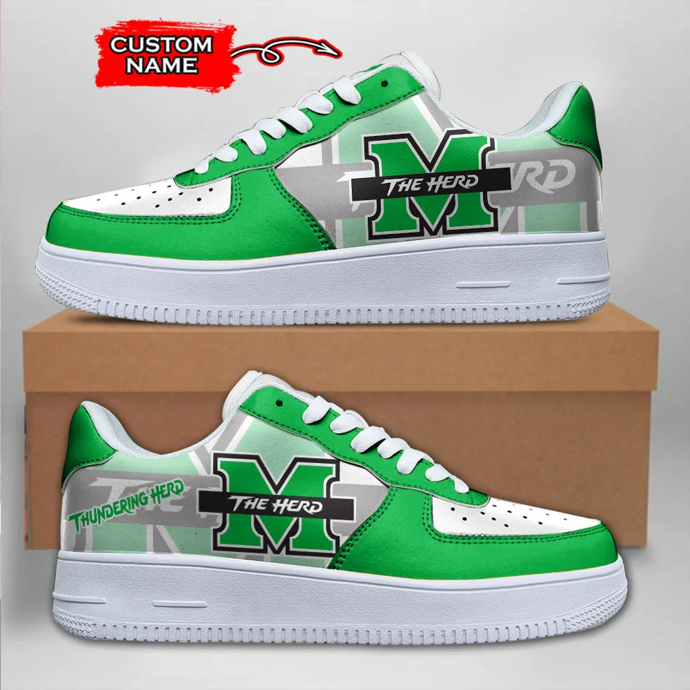 Marshall Thundering Herd Ncaa Sport Team Air Force 1 Sneakers Shoes For Men And Women 249He-1666 For Men Women