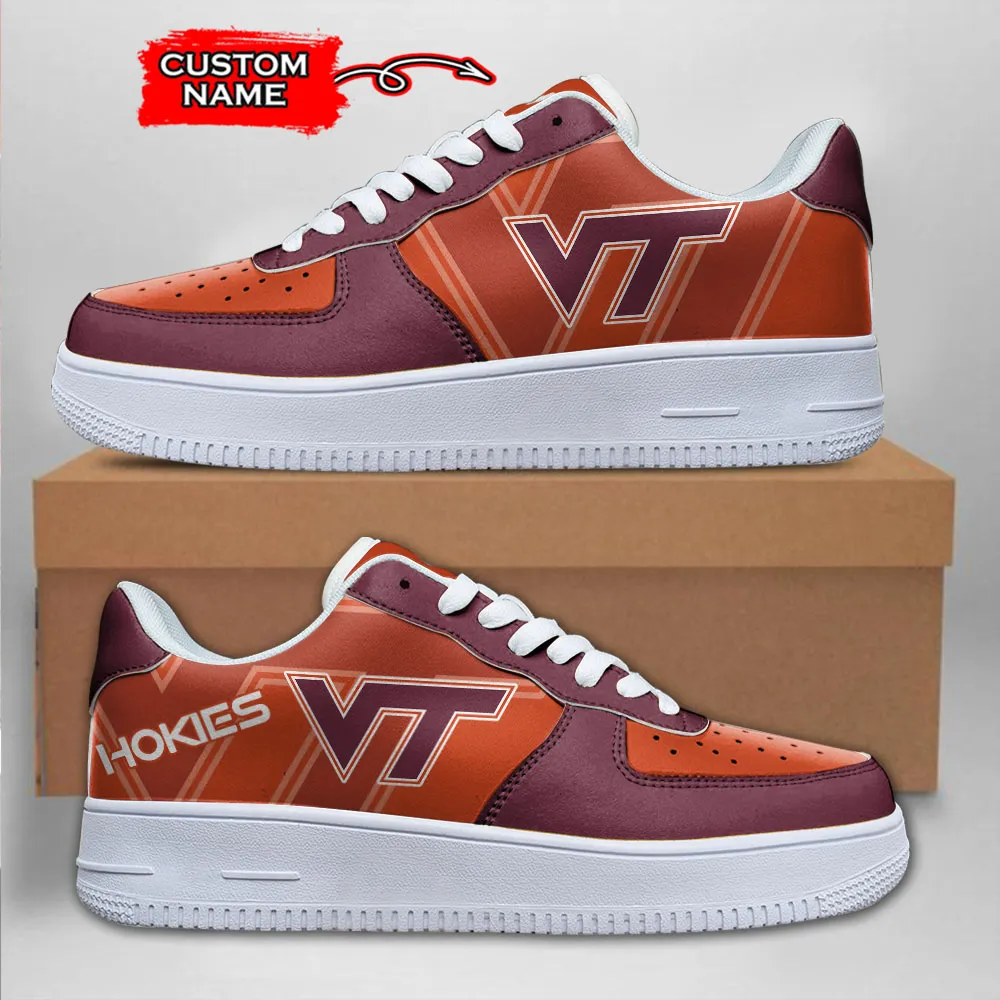 Virginia Tech Hokies Ncaa Sport Team Air Force 1 Sneakers Shoes For Men And Women 213Kw-4617 For Men Women