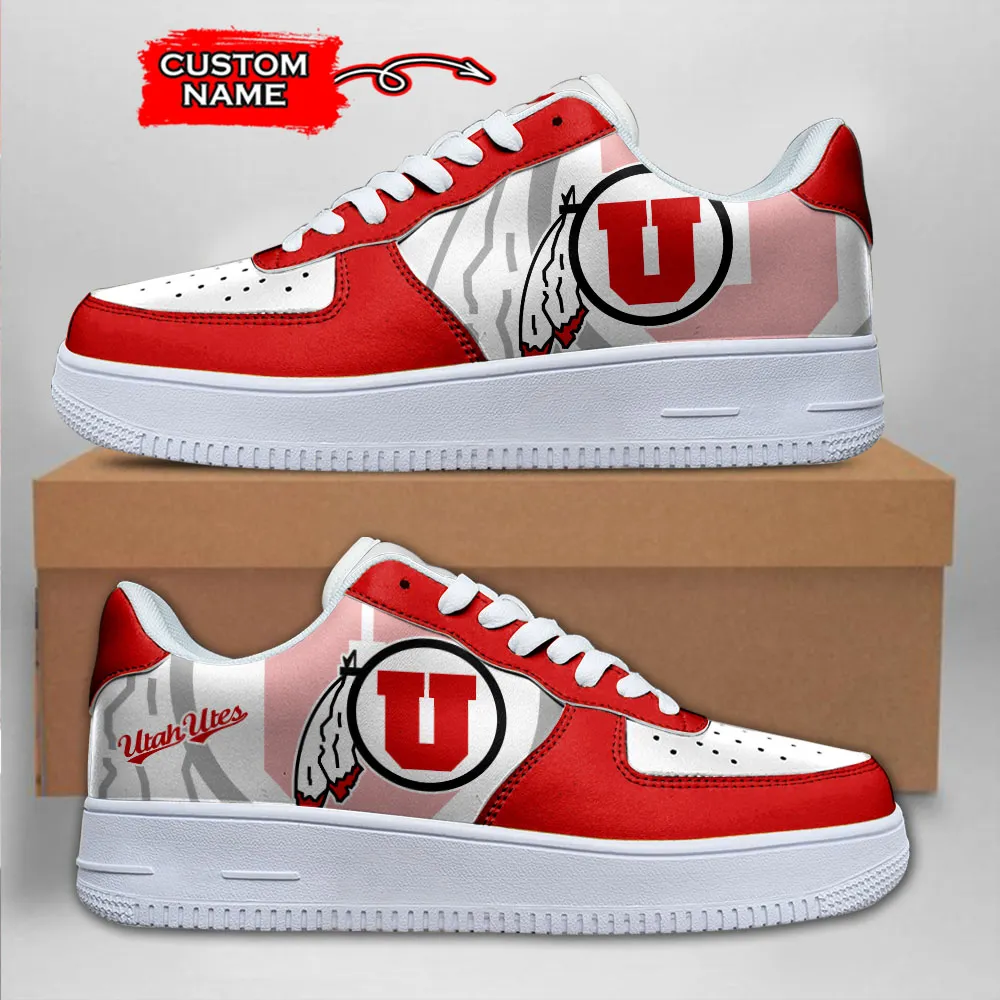 Utah Utes Ncaa Sport Team Air Force 1 Sneakers Shoes For Men And Women 201Fh-2209 For Men Women