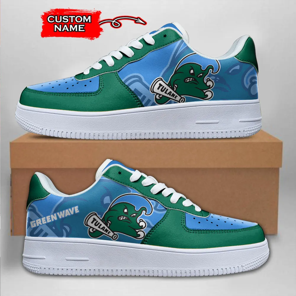 Tulane Green Wave Ncaa Sport Team Air Force 1 Sneakers Shoes For Men And Women 390Zz-3381 For Men Women