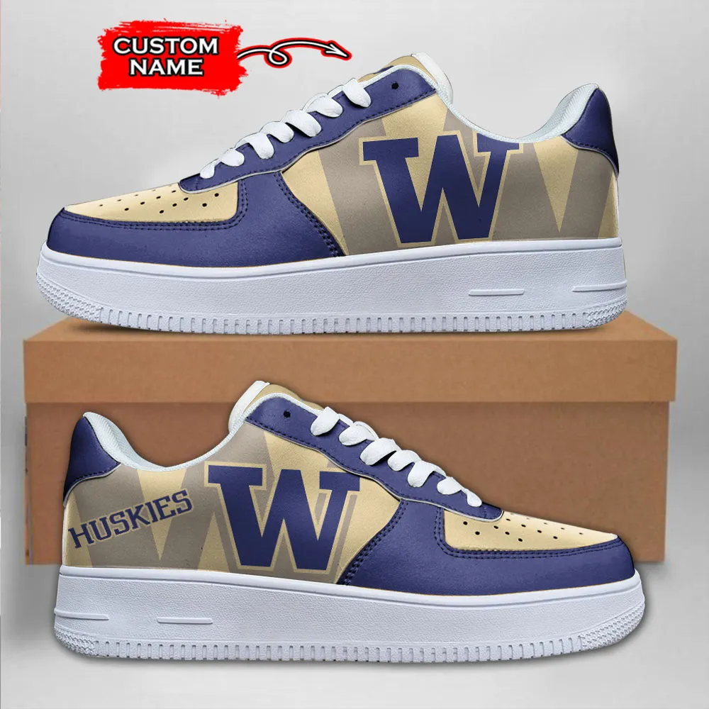 Washington Huskies Ncaa Sport Team Air Force 1 Sneakers Shoes For Men And Women 500Kj-8488 For Men Women