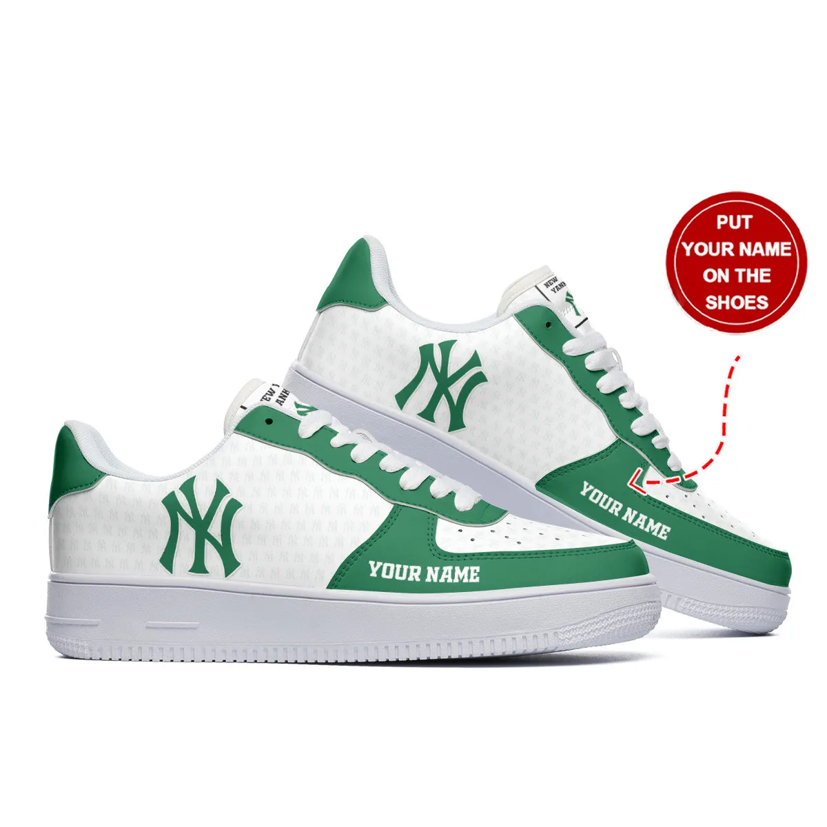 New York Yankees Mlb Sport Team Air Force 1 Sneakers Shoes For Men And Women 307Gk-1181 For Men Women
