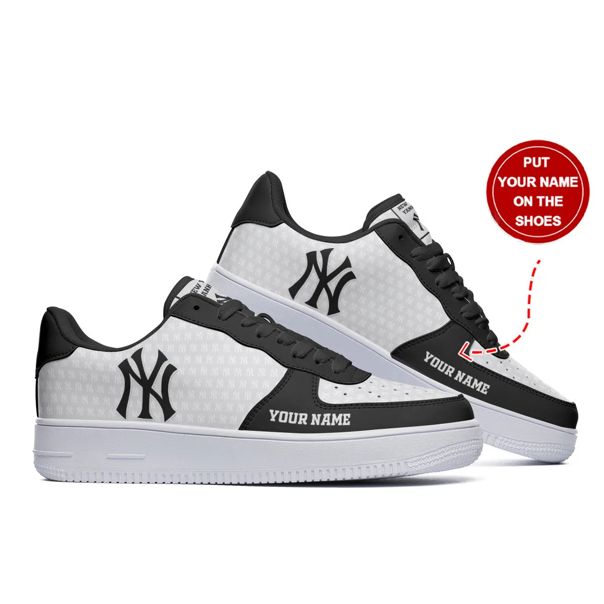 New York Yankees Mlb Sport Team Air Force 1 Sneakers Shoes For Men And Women 704Gb-3891 For Men Women